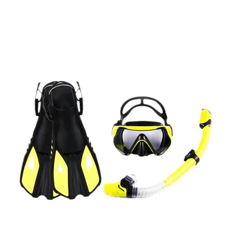 

Outdoor Snorkeling Set Diving Mask Snorkeling Goggles Snorkeling Tube Flippers Set