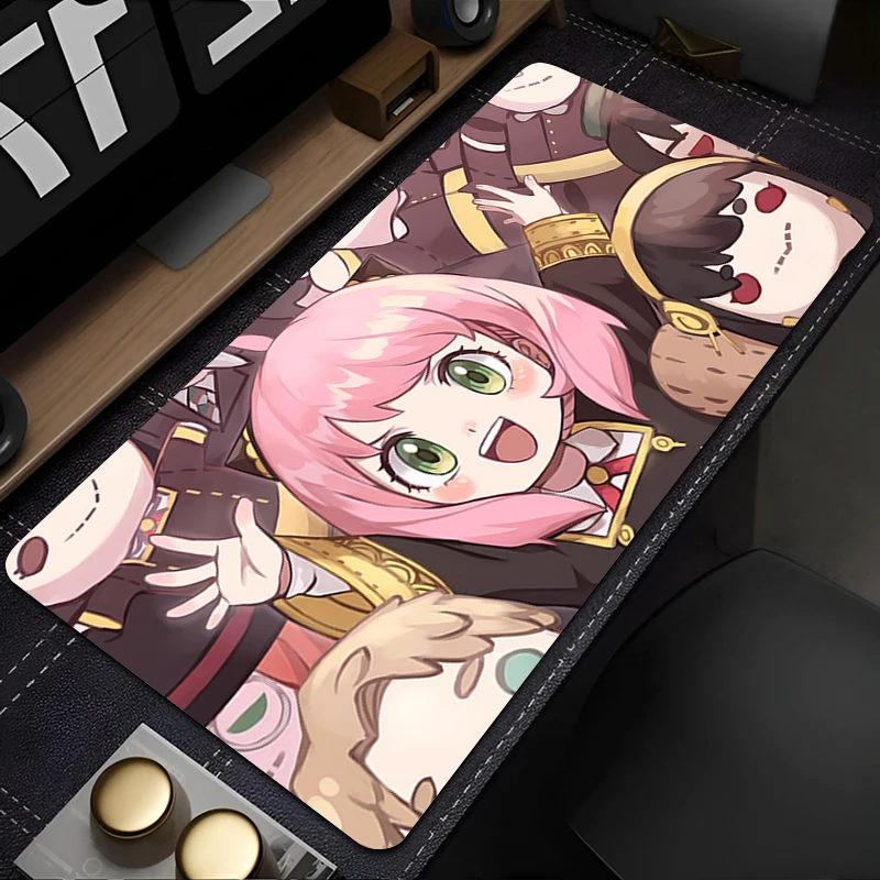 لوحة ماوس ممتدة للألعاب S-spy X لوحة ماوس عائلية مع حواف مخيطة حصيرة مكتبية قاعدة مضادة للانزلاق لوحة مفاتيح الكمبيوتر لأجهزة الكمبيوتر المحمول