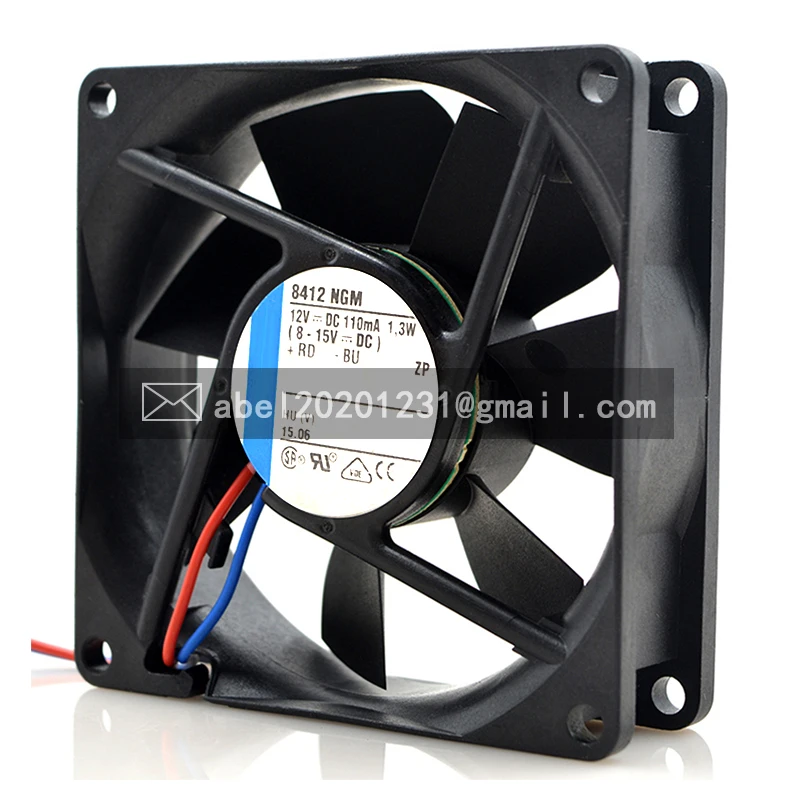 

BRAND NEW 8412NGM 8412 NGM 12VDC ORIGINAL COOLING FAN 8025 80*80*25MM