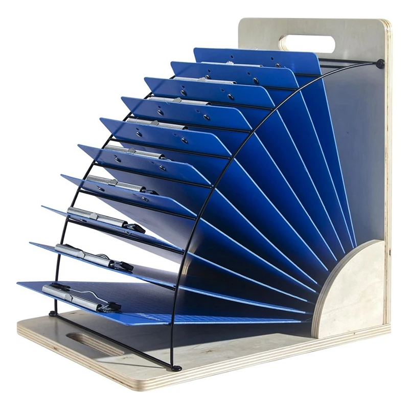 

Clipboard Holder,Easy To Assemble Clipboard Organizer,Clipboard Storage In Wood And Metal,Clipboard Holder For Classroom