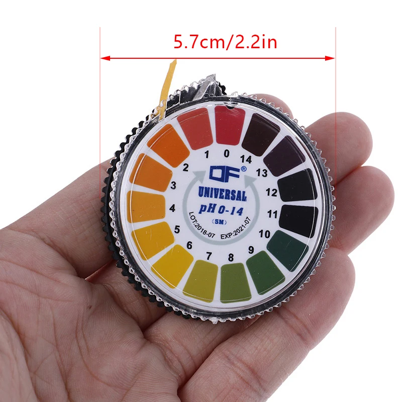 5M Alkaline Acid Indicator Meter Test Paper Roll 0-14 1-14 PH Meters For Water Urine Saliva Soil Litmus Accurate Measuring