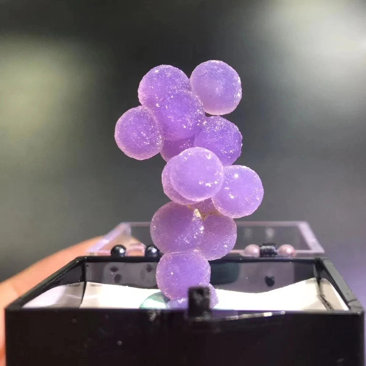 Inner Mongolia Alxa Raw Stone Grape Agate Stone Raw Stone Pearlescent Jade Beautiful Color Collection Display Aquarium Landscape