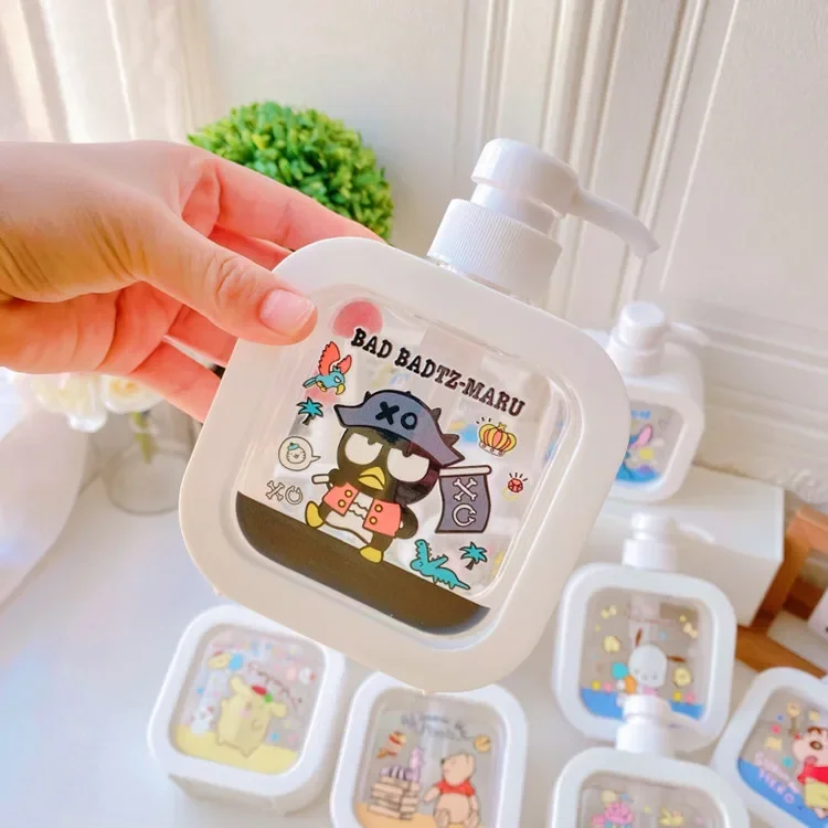 詰め替え式ハローキティ クロミ マイメロディ シャンプー シャワージェル ホルダー ポータブル トラベルディスペンサー 空ボトル バスルーム用