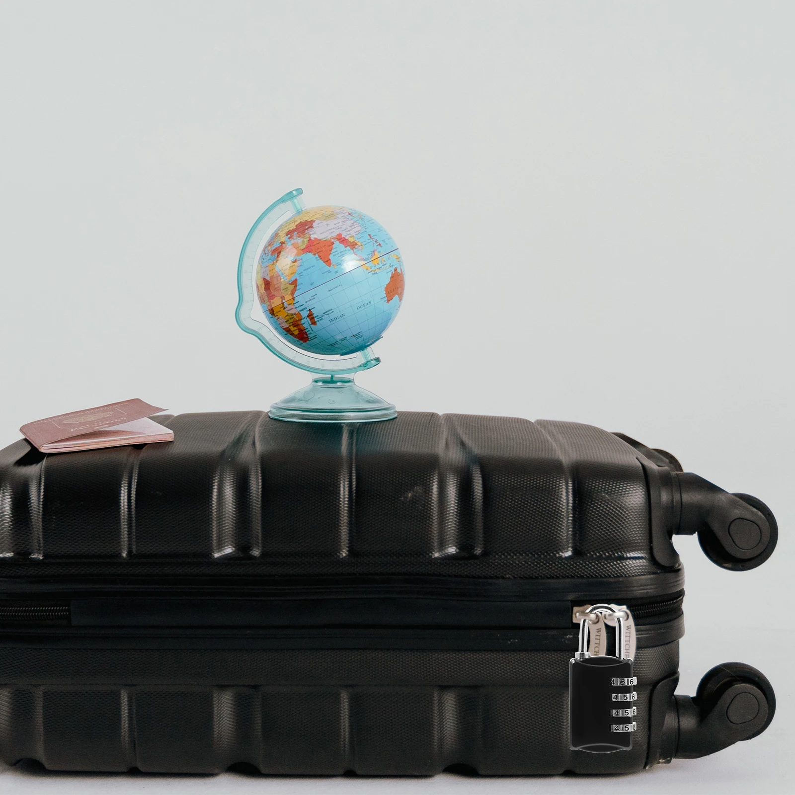 Zinc Alloy 4 Combination Lock Password Padlock For Gym Locker School Toolbox Security Locks Resettable Code Portable Anti