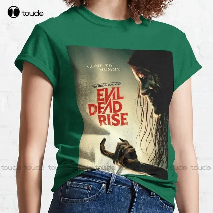 New Premium Xl Print Evil Dead Rise, 2023 Movie Classic T-Shirt Dog Mom Shirt Printed Tee Custom Gift Xs-5Xl Streetwear