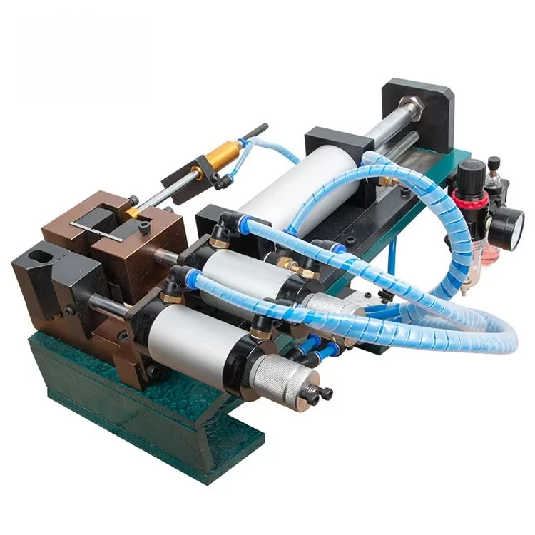 Máquina peladora de cables neumática semiautomática CHKJ-2025NEWXC-305 para 0-8mm con almohadilla para pies