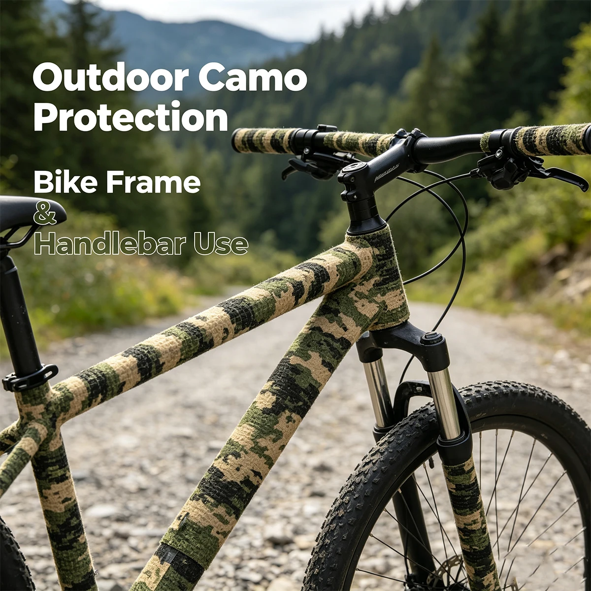 Self adhesive high elasticity sports finger protection bandage camouflage non-woven elastic bandage