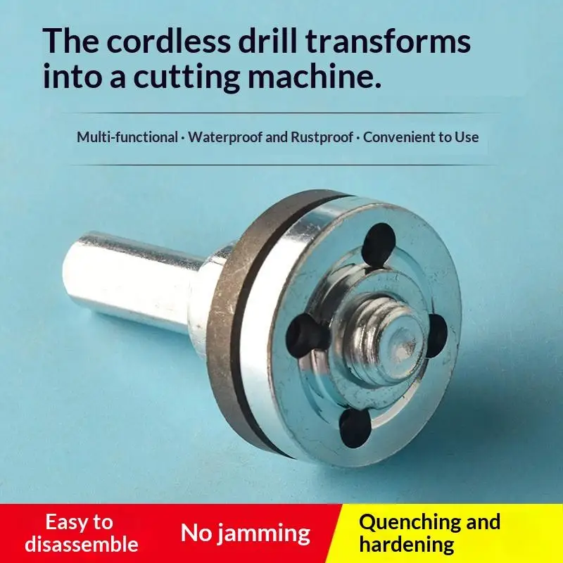 

Универсальный адаптер для инструмента 10 мм, преобразует вашу дрель в угловую шлифовальную машину для резки, шлифовки и шлифования.