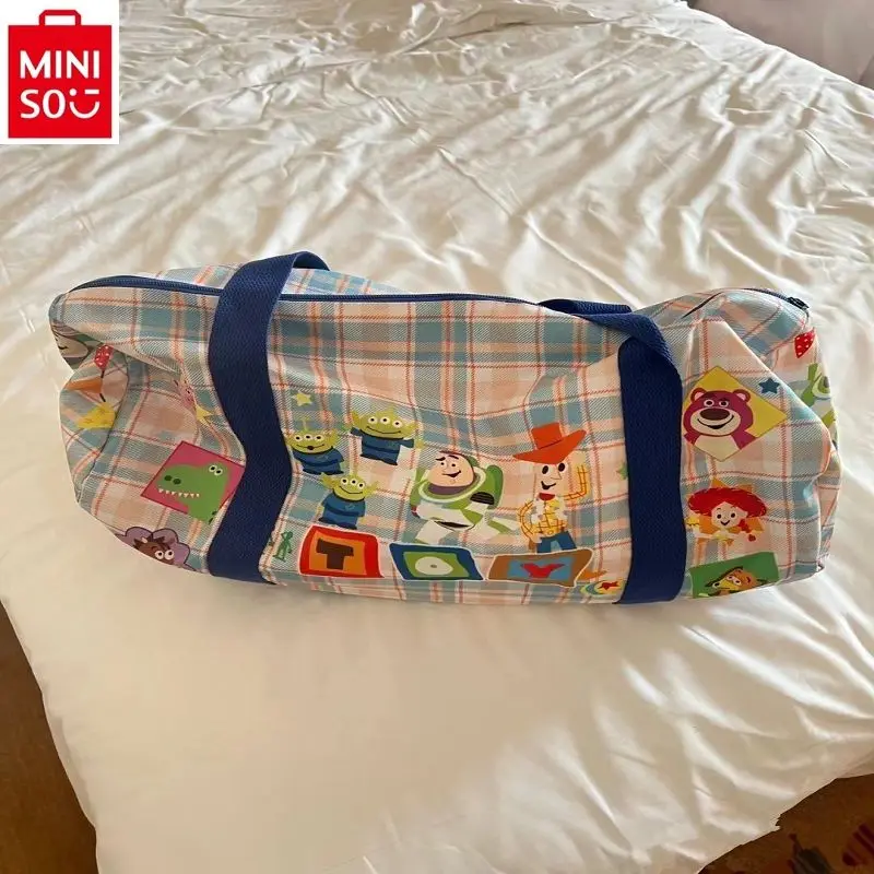 Miniso Disney drei Augen Bashudi wasserdichte Reisetasche Damenmode Handheld Sport große Kapazität Aufbewahrung tasche