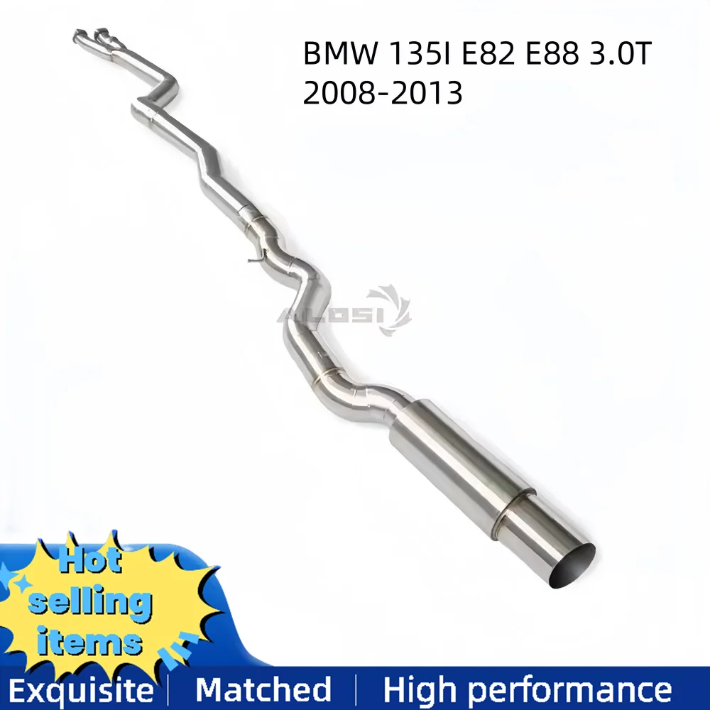 

Высокопроизводительная выхлопная труба для BMW 135i E82/E88 3.0T 2008-2013 JDM Style Cat, глушитель задней выхлопной системы с наконечником большого диаметра 114,