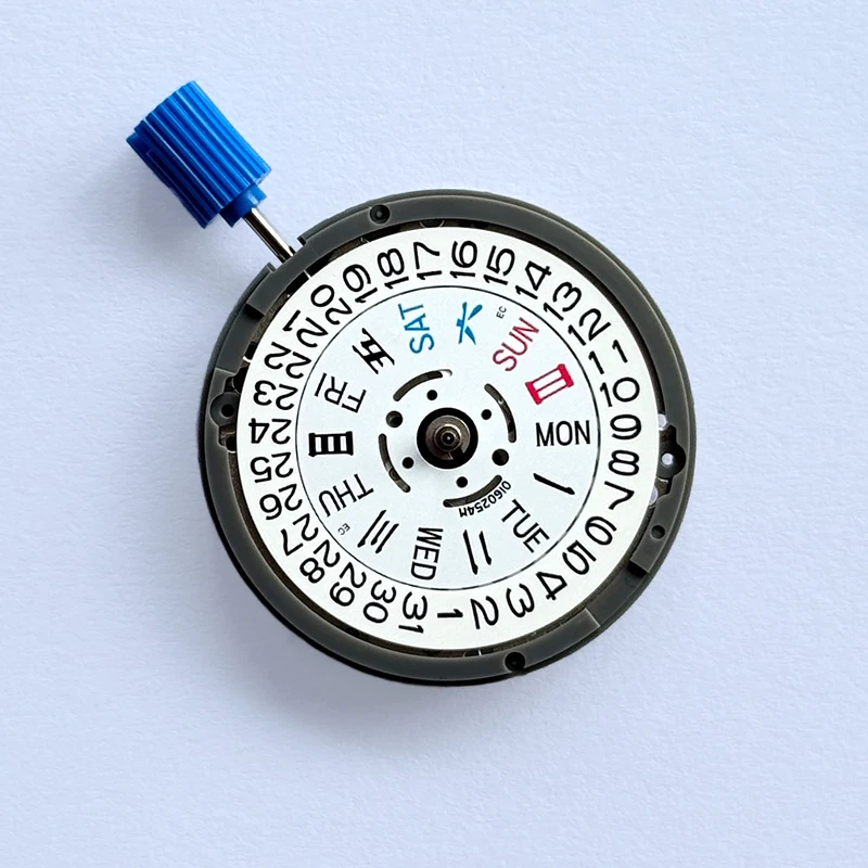 Japan Genuine NH36 Automatic Watch Movement Japanese Original 3 o'Clock Crown Day Date Week Men's Accessorie Mechanical Movement