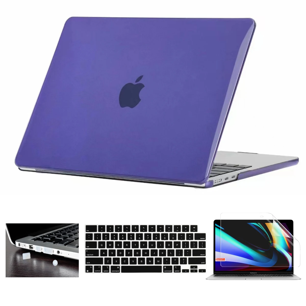 

2022 Laptop Case For Apple Macbook M1 M2 Air Pro Chip 13.6 A2681,14.2 A2442,16.2 A2485,A2337,A2338 Retina 11 12 13 15 inch Cover