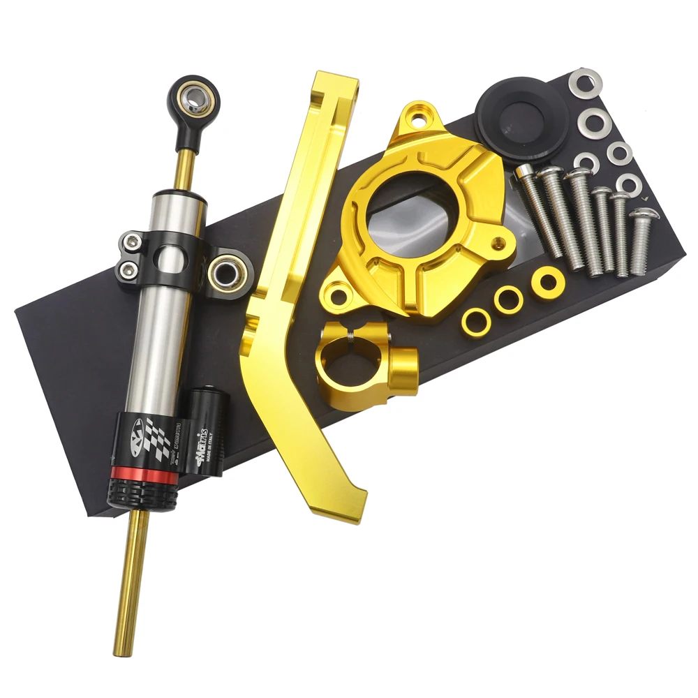 Регулируемый демпфер для мотоцикла, алюминиевый рулевой стабилизатор, кронштейн, комплект крепления для KAWASAKI Z1000 Z 1000 2014-2019, аксессуары для мотоциклов