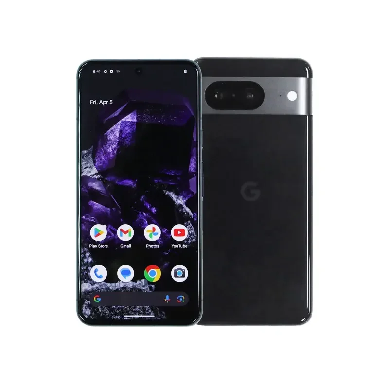 هاتف Google Pixel 8 5G الذكي 8GB RAM 128GB/256GB ROM 6.2 بوصة 2400x1080 شاشة OLED 50MP كاميرا Google Tensor G3 هاتف مستعمل