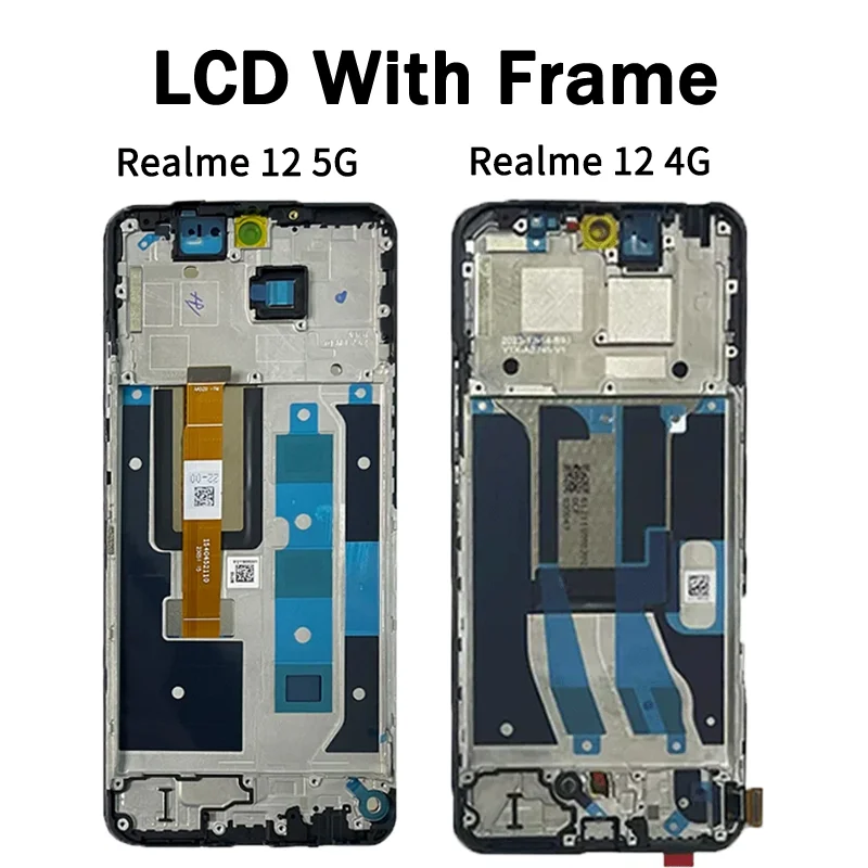 AMOLED For OPPO Realme 12 5G RMX3999 LCD Display Touch Screen
