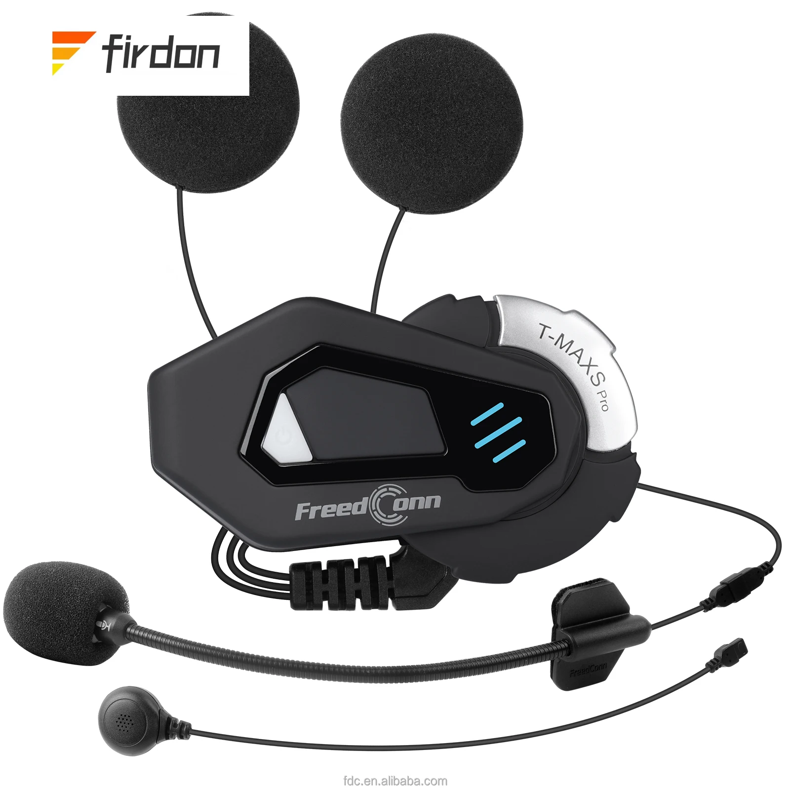 FreedConn Original T-MAX S PRO Motorcycle Helmet Intercom 6 Riders Group Connection Intercom With Any Brand Bluetooth Headset