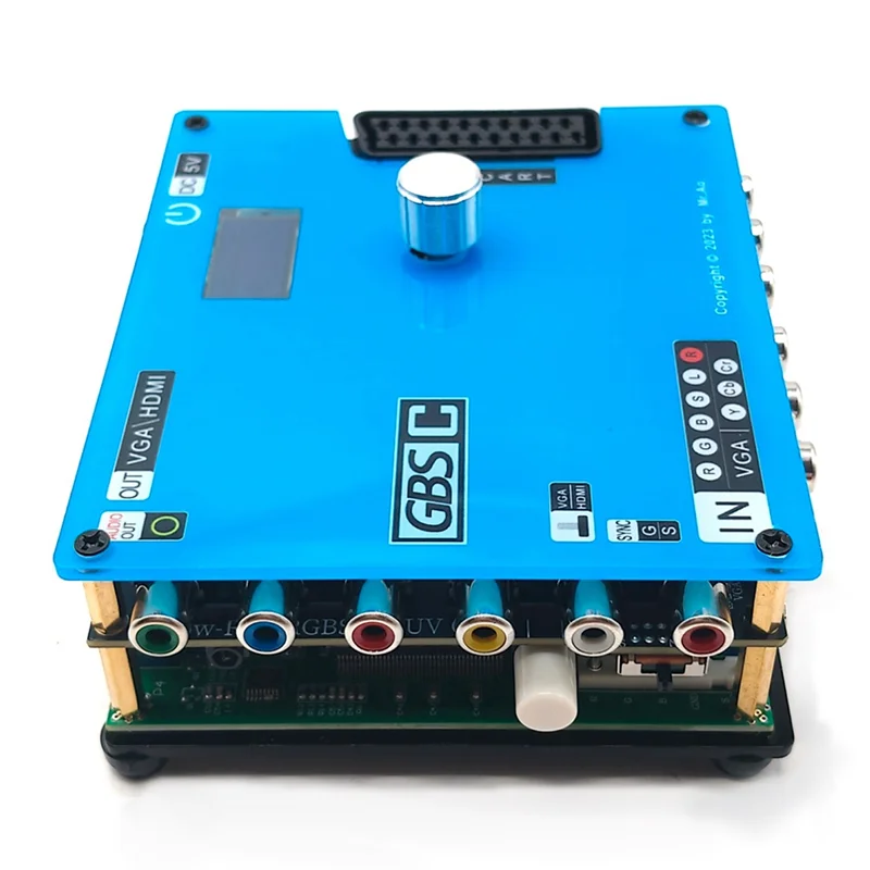 B27B جهاز تحويل الفيديو GBS التحكم في الفيديو Transcoder GBSC RGBS VGA Scart Ypbpr إشارة إلى VGA HD Upscalers #6