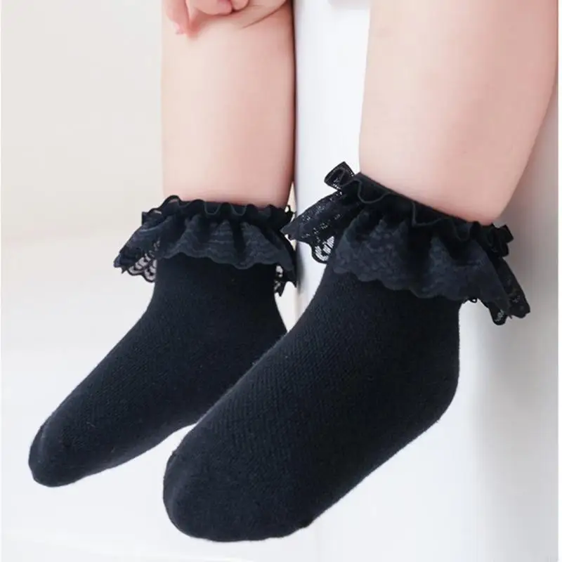 

M89C Infant Lace Socks Cotton Socks Comfortable Fashion Socks for Boy & Girls