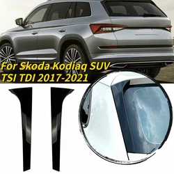 For Skoda Kodiaq SUV TSI TDI 2017-2021 Rear Window Side Spoiler Wing 2Pcs Car Rear Trunk Diffuser Canard Splitter Body Kits