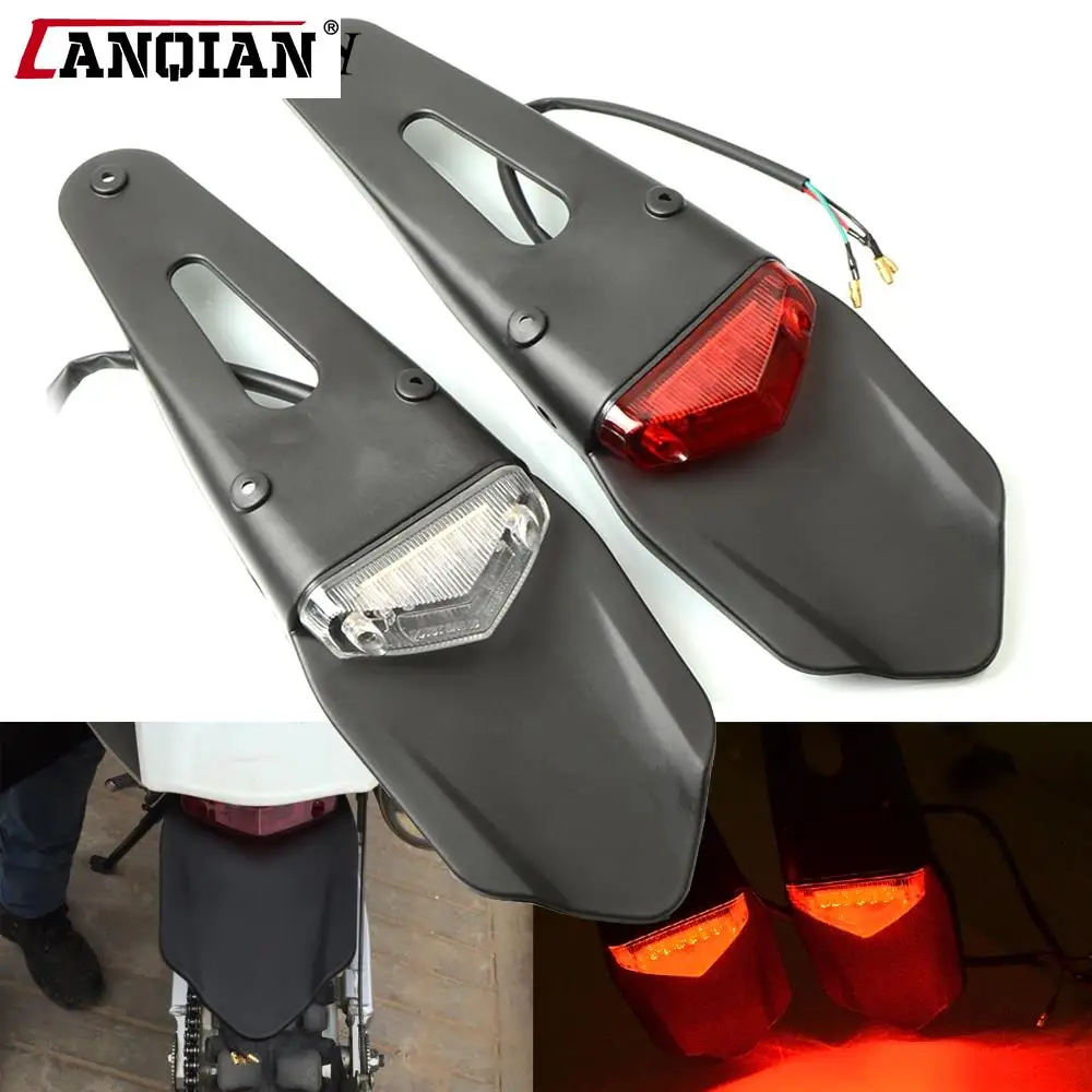 Universaliy Motorcycle Waterproof Tail Light Integrated ABS Plastic Turn Signal For Suzuki V-Strom 650 XT BMW G450X