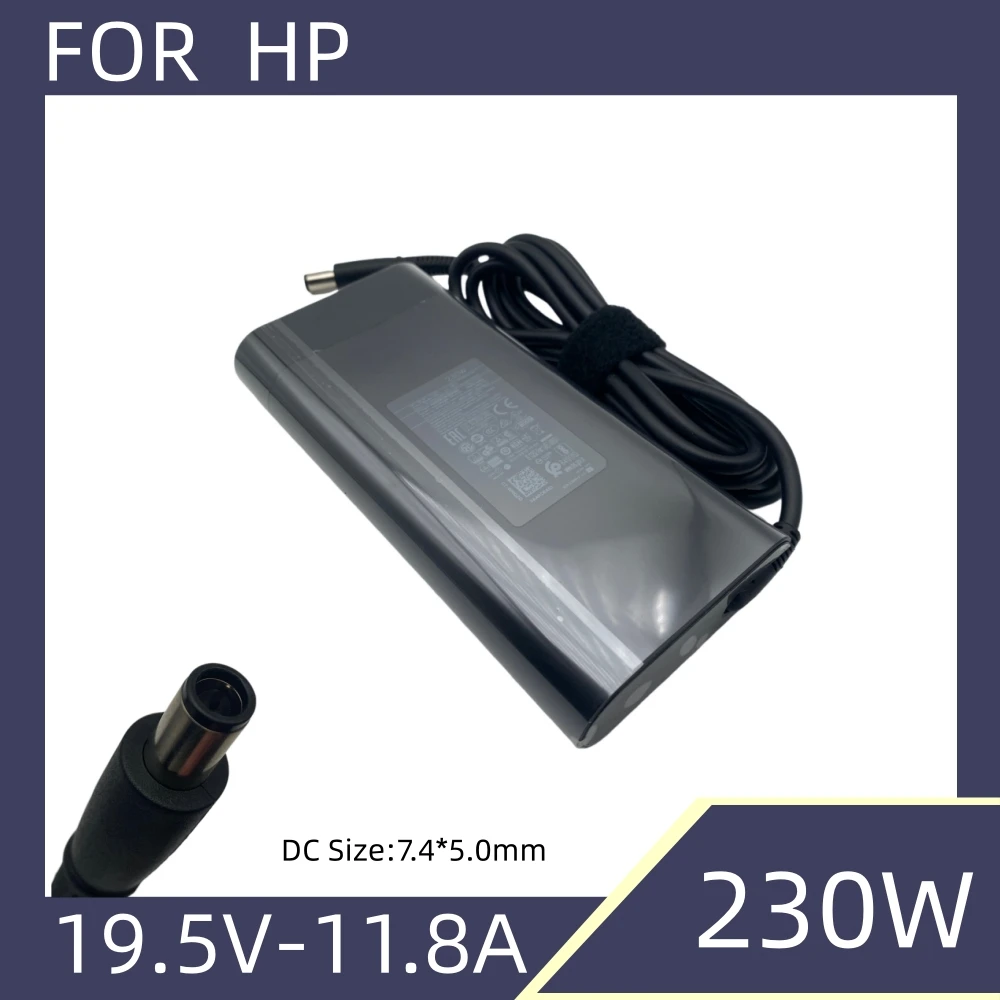 230W 19.5V 11.8A 7.4*5.0mm AC Adapter Laptop Charger For HP ZBook 17 17 G2 Elitebook 8540W 8560W Power Supply HSTNN-DA12S