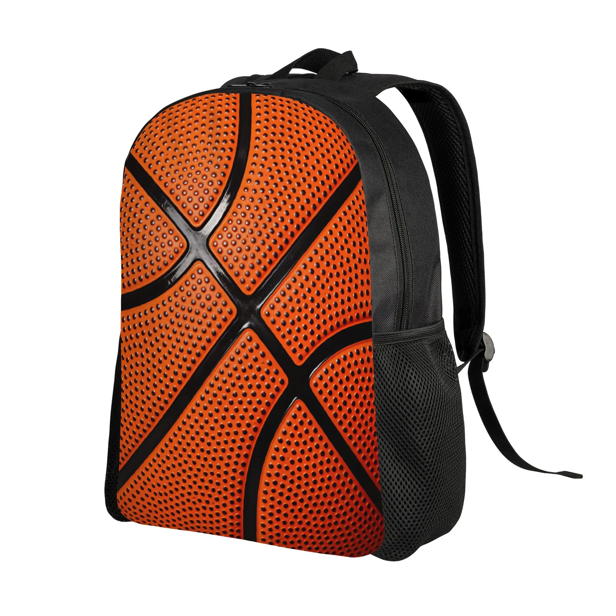 Sport Ball Basketball Grain Backpack  Sport Backpacks Girl Aesthetic High School Bags Custom Print Rucksack