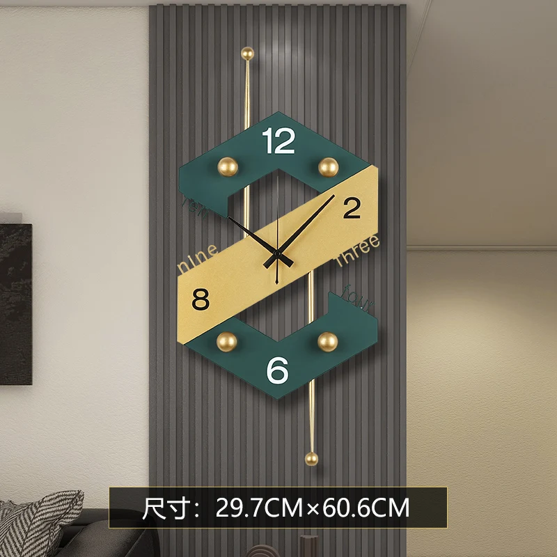 

Quartz Silent Wall clock Luxury Vintage Kawaii Mechanical Wall clock Square Classic Horloge Murale Salon Wall Decoration