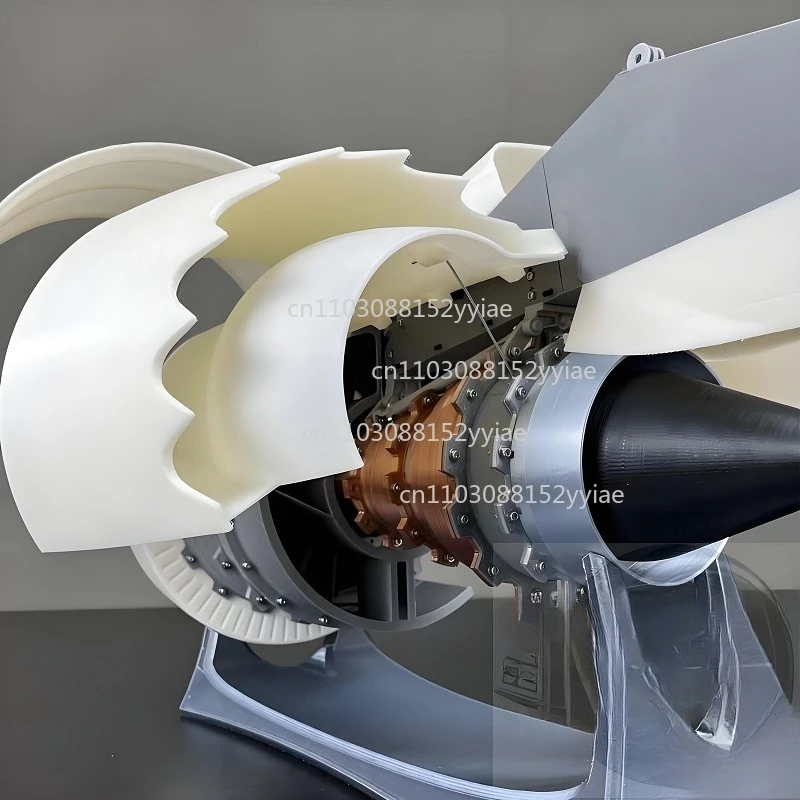 Aircraft TR900 Turbofan Engine Model, Engine Model Aircraft, Electric Toy Assembly, Children's Decorative Gift