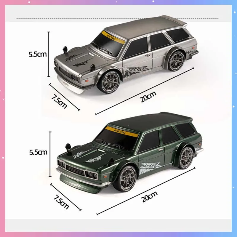 RC Car 1:24 Remote Control Car High-Speed Desktop Drift Racing Car With LED Taillight Model Vehicle Car Collection Adult Gift