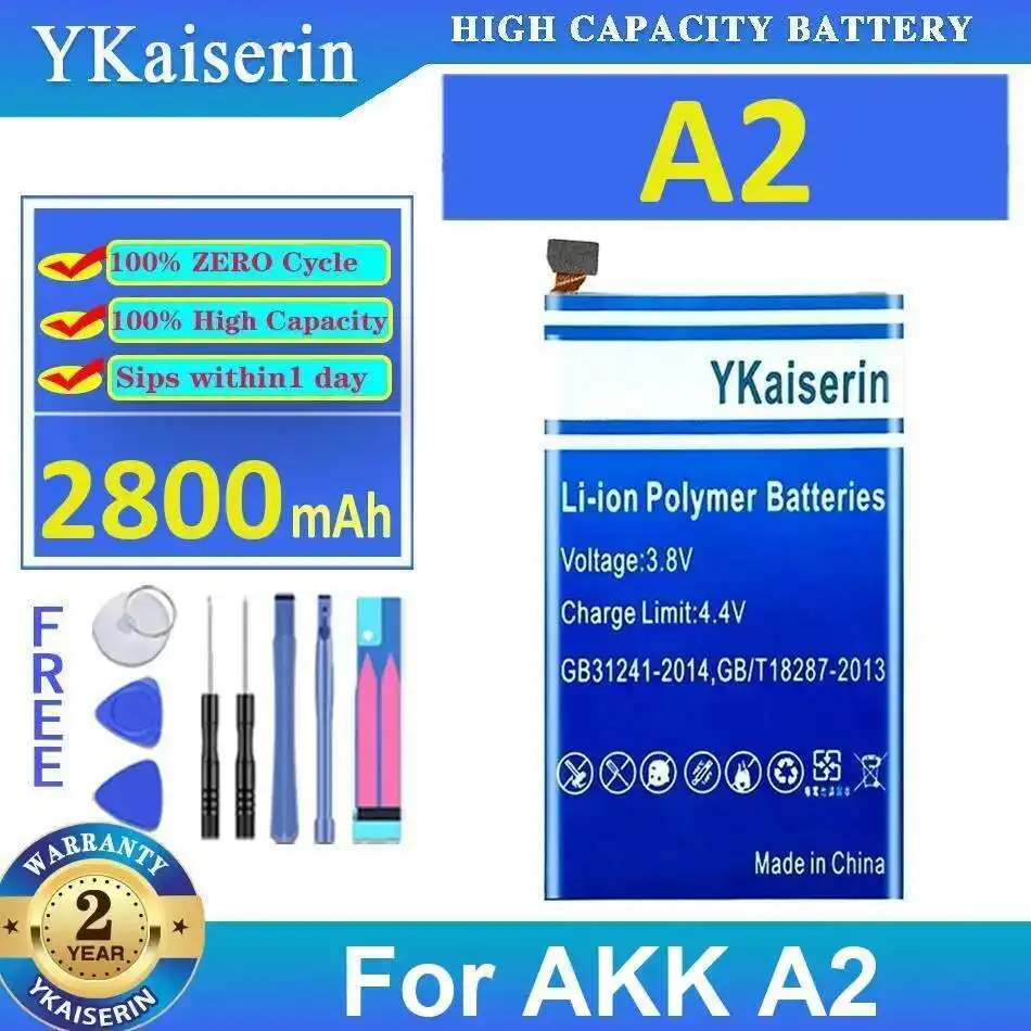 

For Akk A2 Reliable Replacement 2800Mah Mobile Phone Battery High-Capacity