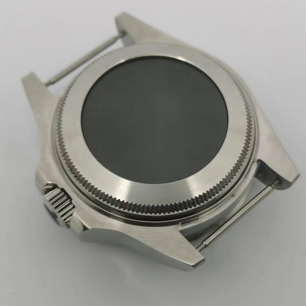 43mm Sea Arched Double Glass Ghost King Watch Case Fits Japanese Nh35 Nh36 Automatic Movement Dweller