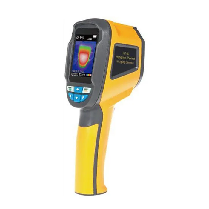 HT-02D color screen digital display infrared thermal imager, handheld thermal imager with bracket port, better than thermometer