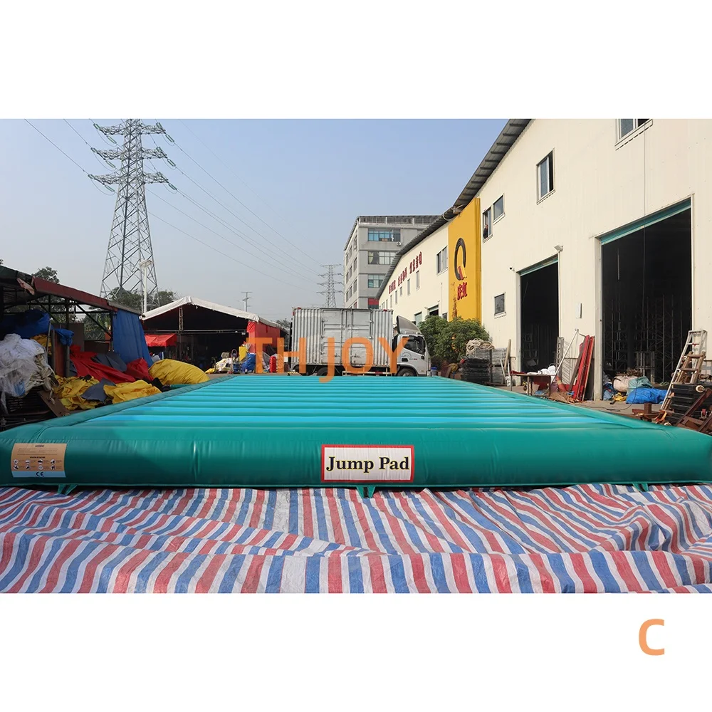 by ship to door, custom made inflatable jump pillow giant Jumping Bounce Pads for kids and adults