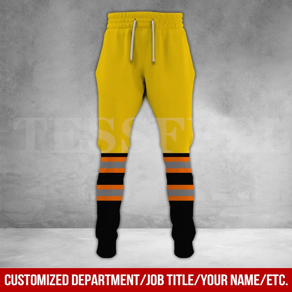 تيسفل وورك لوجر اسم مخصص لومبرجاك 3DPrint بنطال رجالي غير رسمي موضة جديدة ملابس الشارع الخريف فضفاض السراويل الرياضية X #4