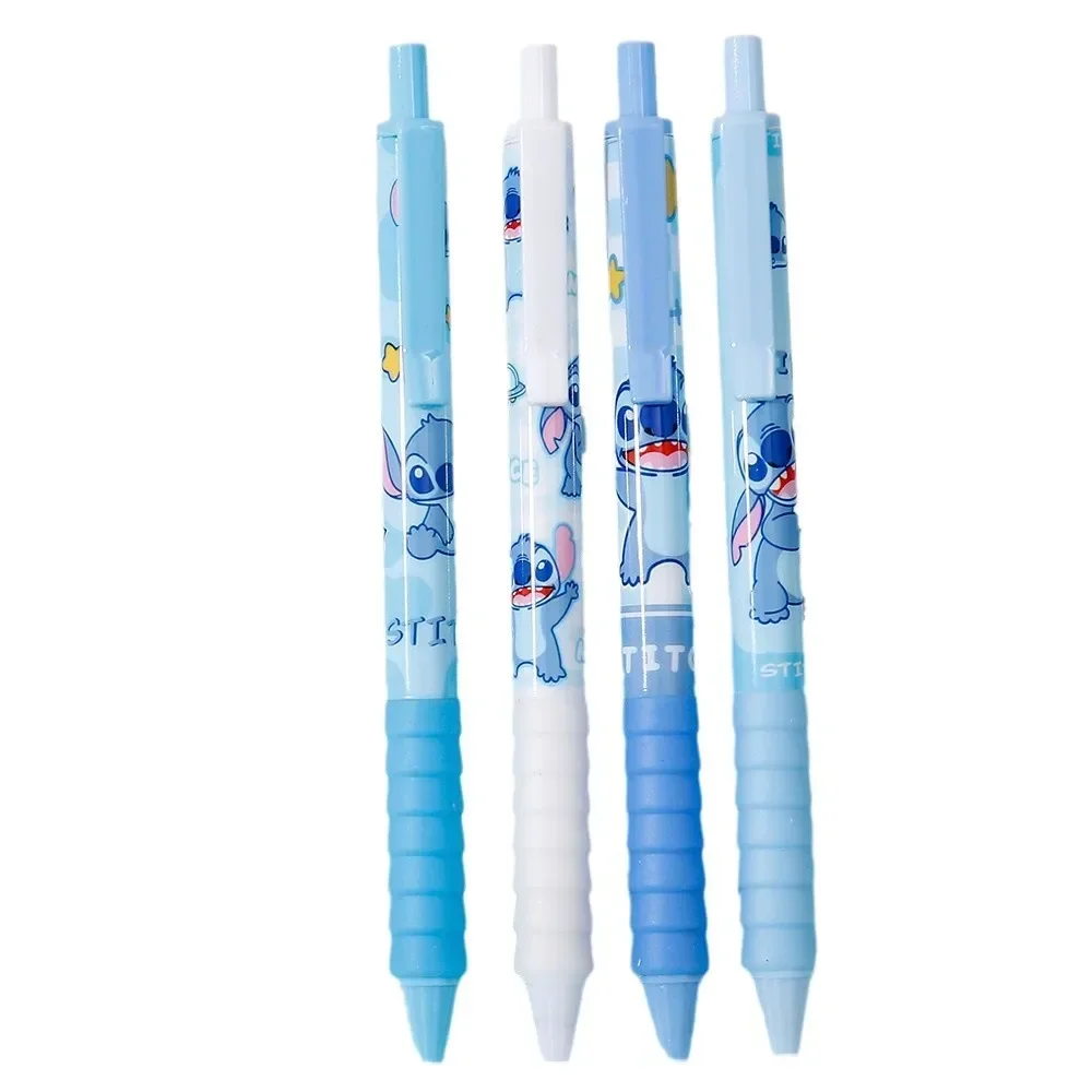 Aniime 4Pcs Stitchss High Quality Needle Type Gel Pens Straight Liquid Ballpoint Pen Stationery School Office Writing Gifts view 6