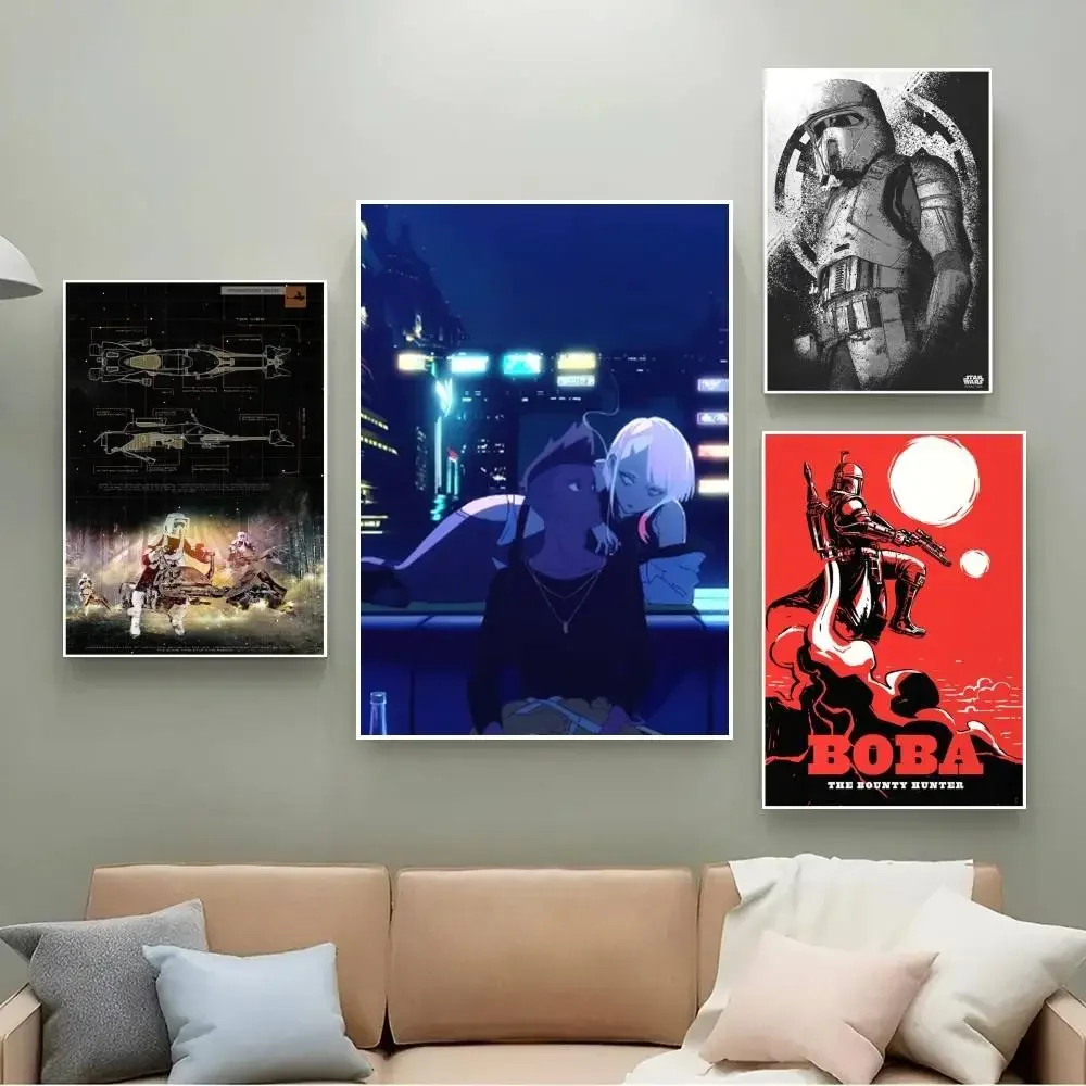 

On The Wa Poster Bedroom Living Room Modern Art Home Decoration Self-adhesive Wall Painting Gifts