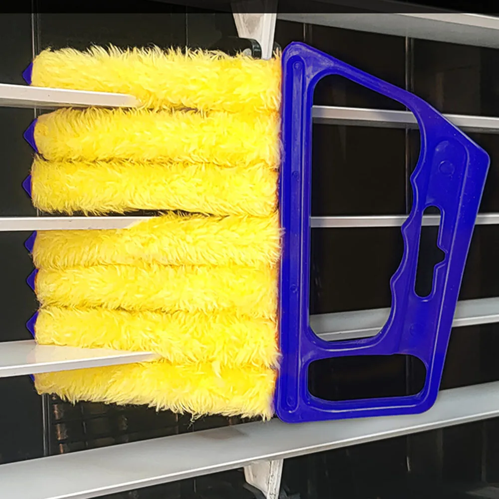 Window Cleaning Brush Microfiber Air Conditioner Cleaning Duster Cleaner Wash Venetian Blind Blade Cleaning Cloth Kitchen Tool