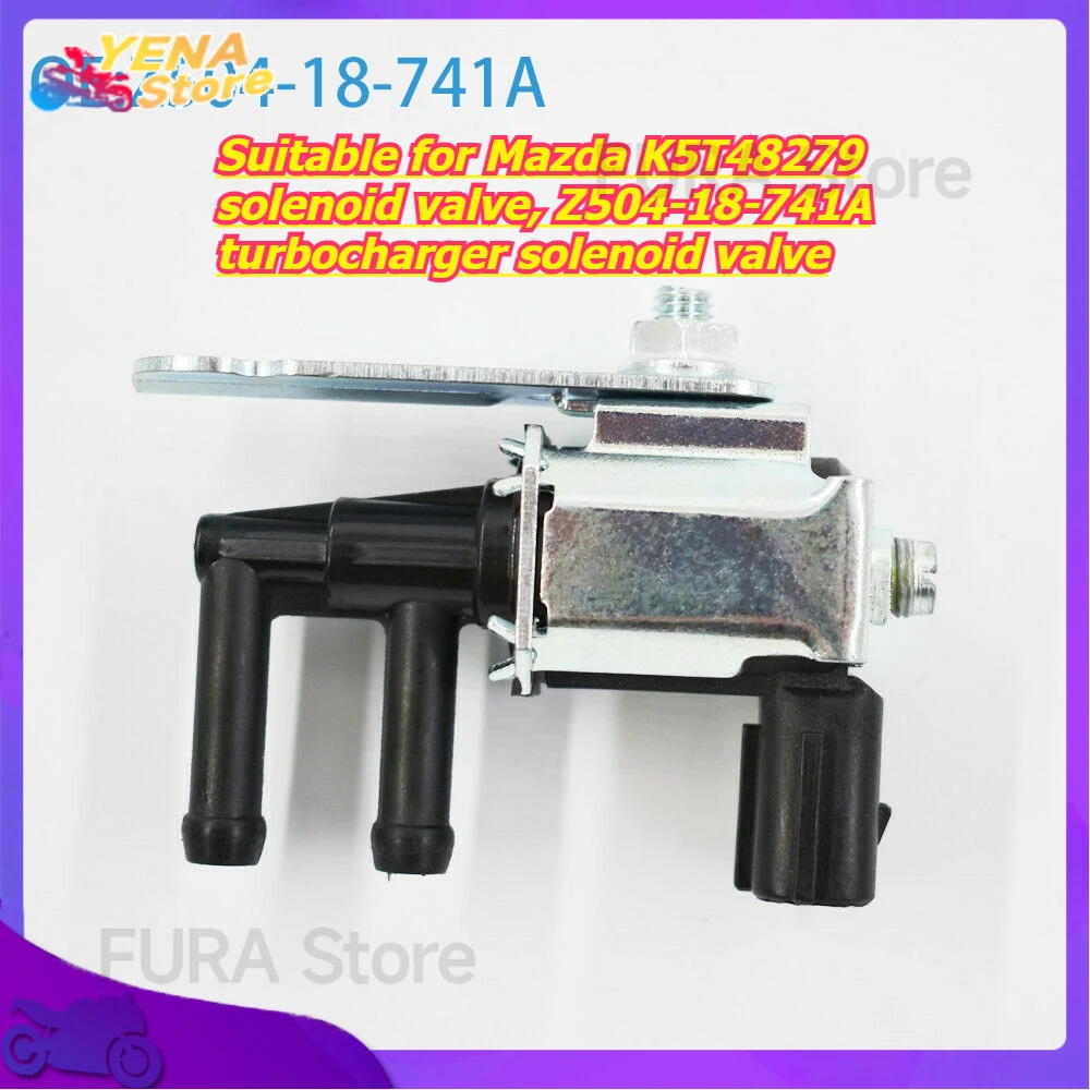 

Suitable for Mazda K5T48279 solenoid valve, Z504-18-741A turbocharger solenoid valve, automotive parts.