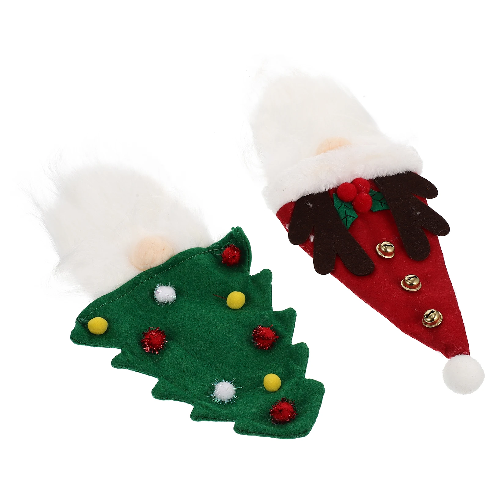 

Topper Wine Bottle Set Christmas Dinner Table Decor Decorative Cover Adorable Decorations