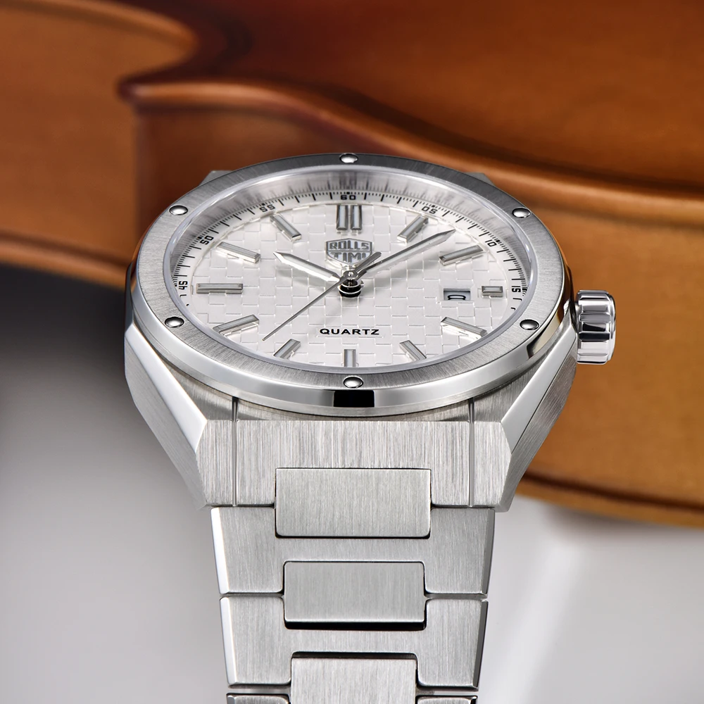 2025 جديد ساعة رجالي RollsTimi تصميم علوي ساعة كوارتز فاخرة الياقوت مرآة ساعات المعصم مقاوم للماء ساعة رياضية هدية للرجل