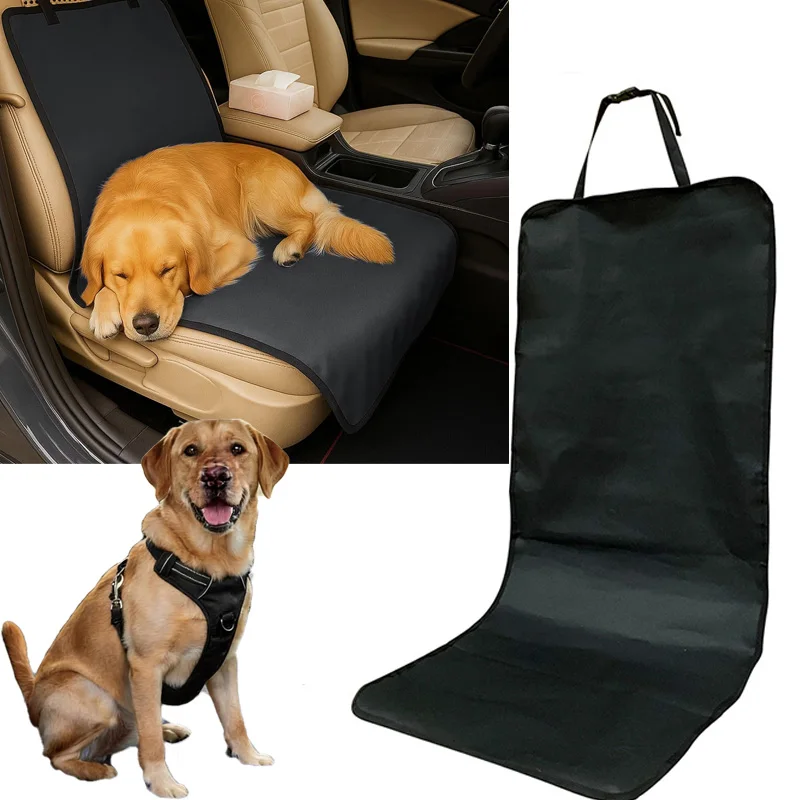 

Защитный чехол-накидка для заднего сиденья автомобиля для собак и кошек, из прочной ткани Оксфорд, устойчивый к царапинам, легко моется, универсальный размер для путешествий