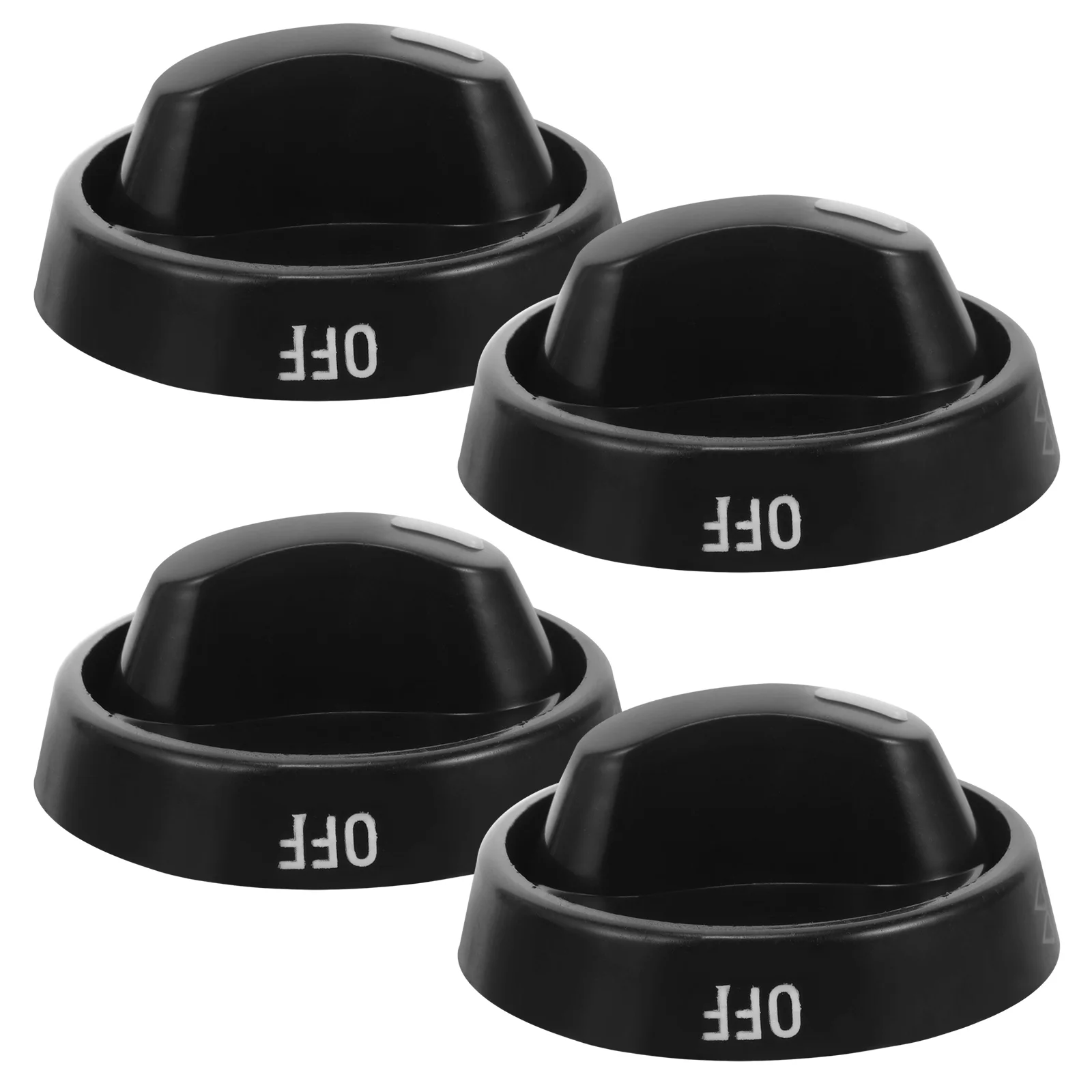 4 Pcs Gas Stove Knob Oven Plastic Control Knobs Switch Cooking Replacements Universal