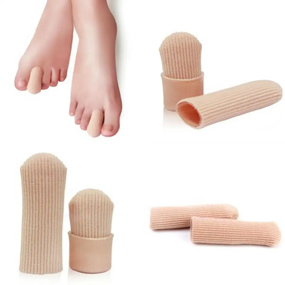 Silikon Kappe Finger Kappe Blister Pain Relief Schutz Fuß Pflege Atmungsaktiv Kappe Protektoren Hülse Bunion Pads Kissen Kappe Abdeckungen