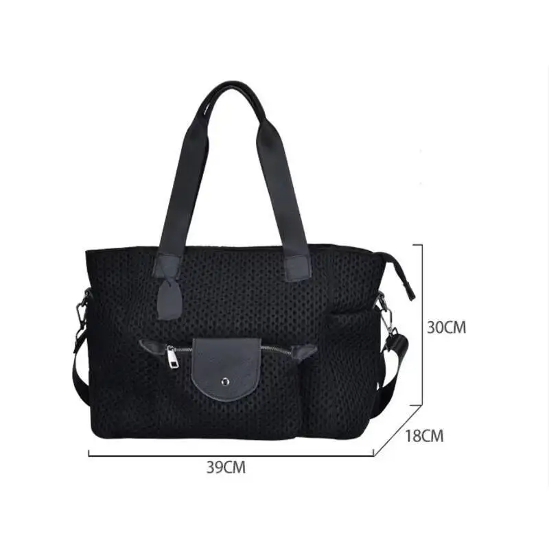 MOTAORA Large Capacity Women Totes Bag For Traveling Ladies Handbags Korean Style Fashion Mesh Girl Shoulder Bags Designer Tote