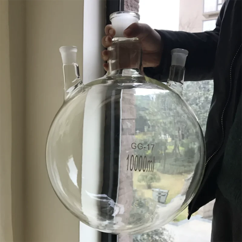 Three-necked flask 5000ml20000ml40*24 high borosilicate glass thick material
