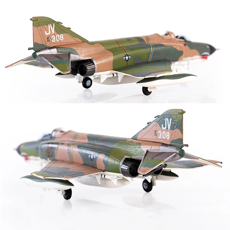 Diecast Alloy 1:144 Scale US F4 Ghost Fighter F-4E Aircraft Model Toy Adult Fans Collectible Souvenir Gifts