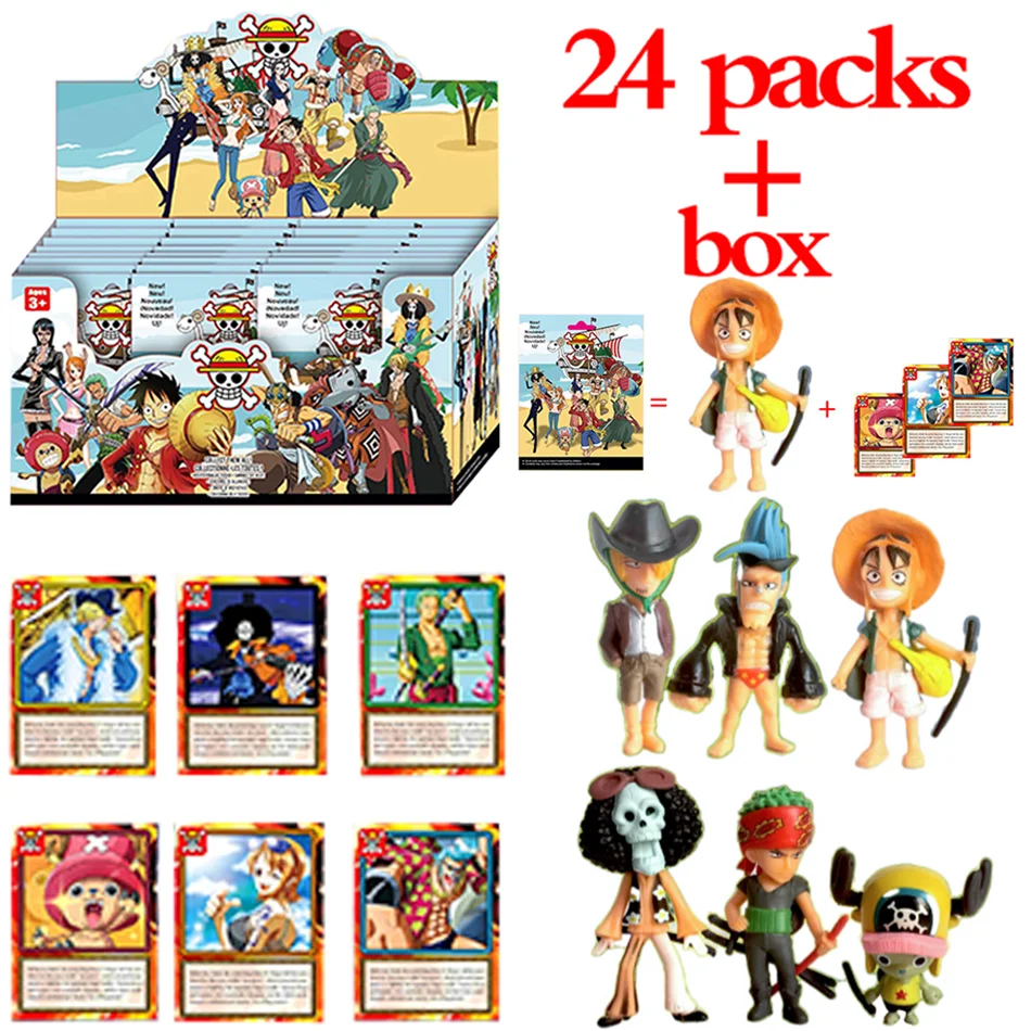 Anime One piece Figure Box Blind Nami Zoro Luffy Robin Action Figure PVC Model Toys Children birthday Christmas gift