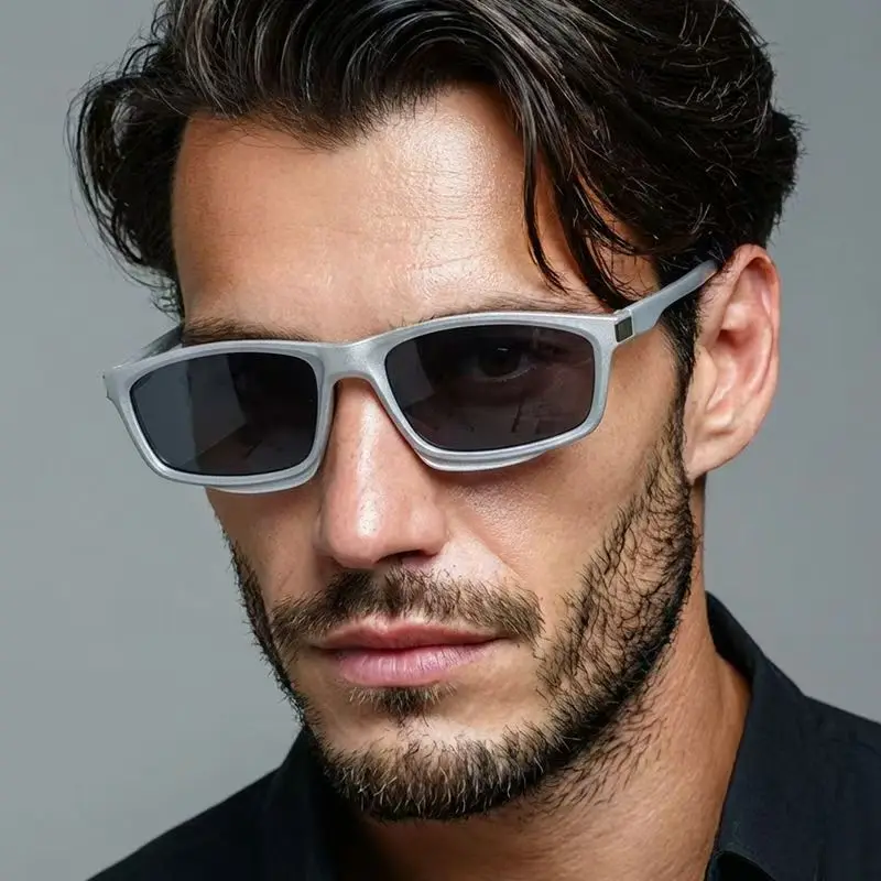 Y2k Klassische Punk Wrap-Around Vintage Sonnenbrille für Damen und Herren Luxusmarken-Designer Sonnenbrillen Mode Sport-Eyewear
