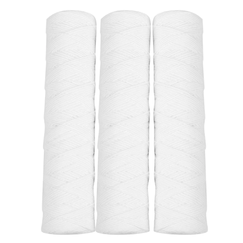 6Pcs Water Purifier 10 Inch String Wound Filter Cartridge 5 Micrometre PP Cotton Filter Sedmient Filter