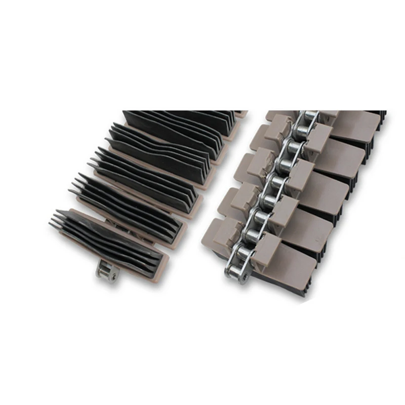 1873TAB EW Steel Base Lifting Chain Bottle Gripper Conveyor Flat Chain with Chain for Beverage Factory